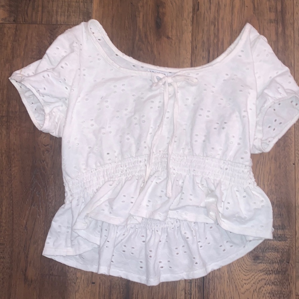 white crop summer top!